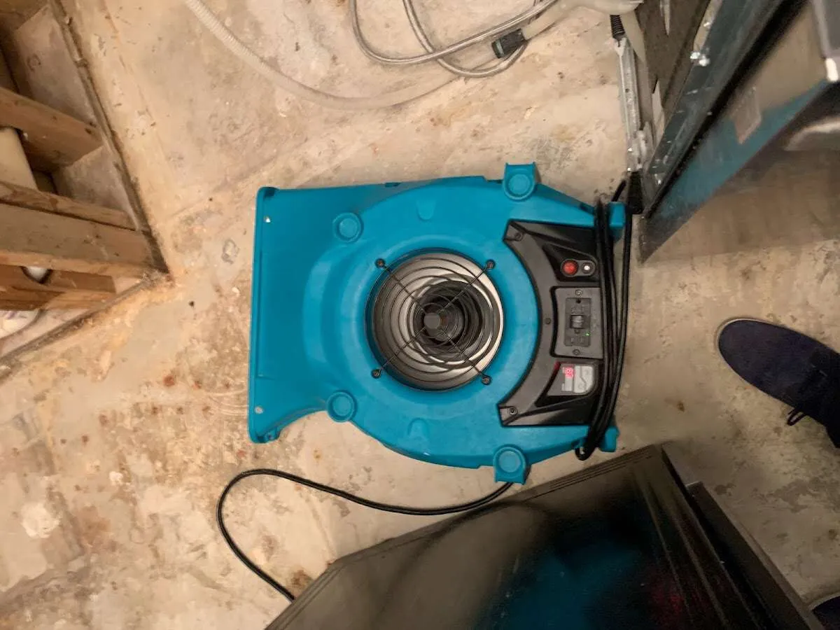 Air mover drying equipment for Mold Remediation & Removal in Chickasha